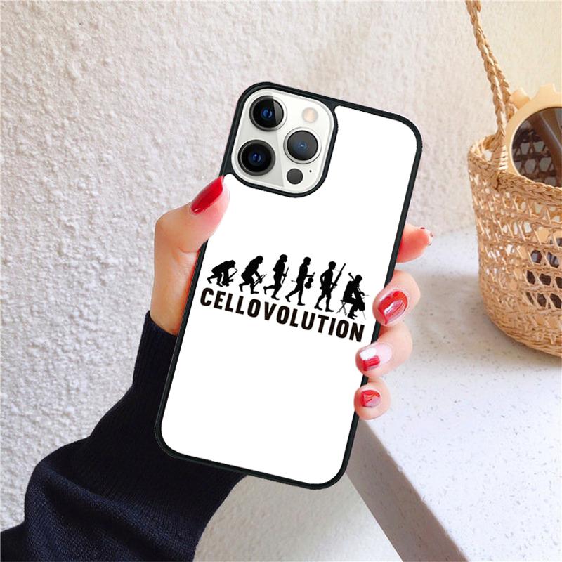 Скрипач Музыкальный инструмент Скрипка Чехол для телефона iPhone 17 Air 16 PRO MAX 15 14 PLUS 12 11 13 Чехол Fundas coque