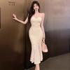 Women's Pure Desire Lace Chest Wrap Fishtail Dress Slim Fit Dress