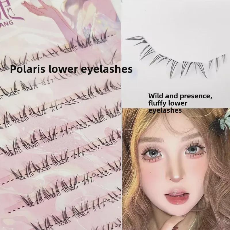 Накладные ресницы Moon Lady Polaris с прозрачным стержнем: Густые, дикие волосы для создания вьющегося, фотогеничного, мультяшного образа.
