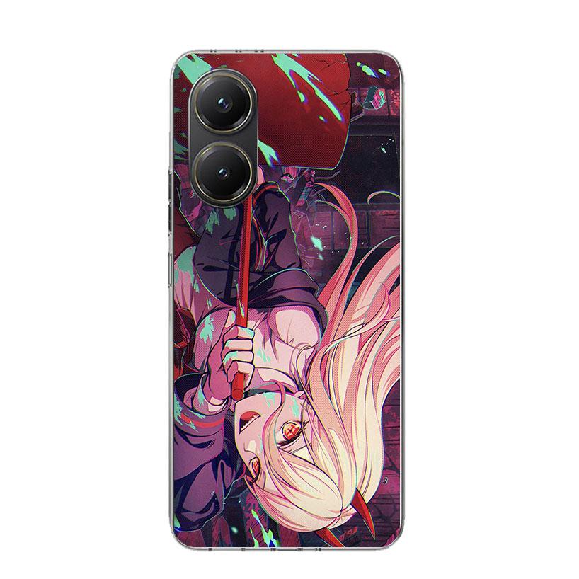 C-Chainsaw Mans Power Phone Case For Xiaomi Poco F7 Ultra X7 X6 Pro X5 Redmi 15 15C 13 13C 12 12C 10 10A 10C 9 9A 9C 9T Shell Po
