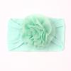 New cute and comfortable flower children's jewelry, soft solid color baby fontanelle headband, baby headband