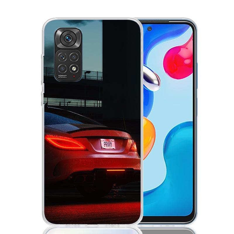 Чехол для телефона Sport Car C63 E63 S63 G63 для Xiaomi Redmi Note 13 14 15 Pro Plus 12S 12 14S 11S 11E 10 10S 11 11T 5G 4G Cover Coque