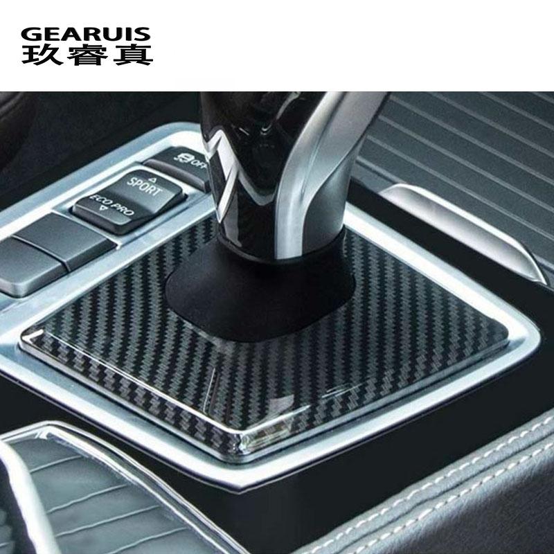 Для BMW X1 F48 U11 X2 F39 1 серии F52 F40-2023 карбоновый Стайлинг автомобиля, центральная консоль, рычаг переключения передач, пылезащитный чехол