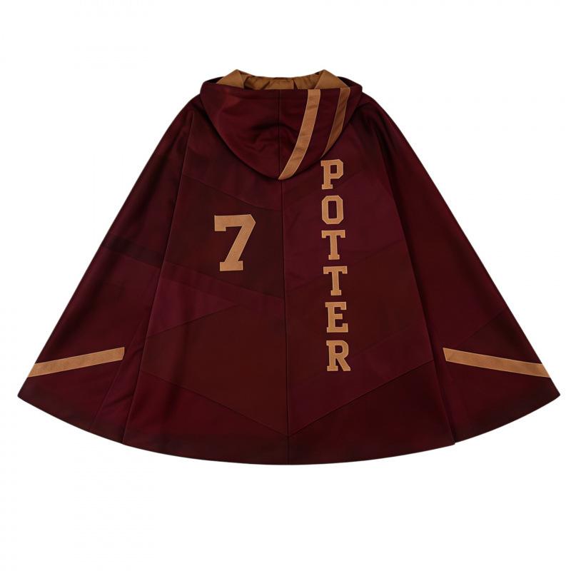 Halloween Halippo College Robe cos Costume Medieval Hooded Cloak Magic Cape Robe Cosplay