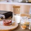 Солонка-диспенсер для измерения соли и перца с крышкой, точная бутылка для приправ с нажатием, посыпка 0,5 грамма соли
