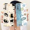 Для Samsung Galaxy S20 S20+ S20FE Милый Чехол-Телефон с Кошкой и Цветами Для Samsung S 20 S20 FE 4G 5G Ударопрочный Мягкий Силиконовый Бампер