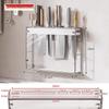 Modern No-Drill Wall-Mounted Kitchen Storage Rack