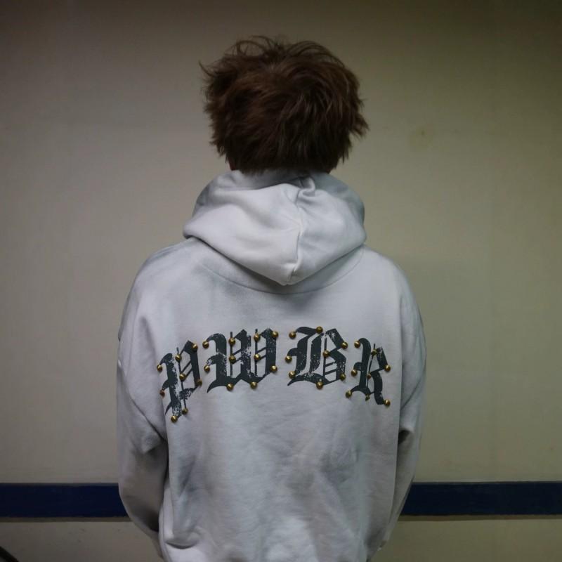 Y2K American Streetwear Distressed Dragon Rivet Hoodie Gothic Letter Vintage Sweatshirt