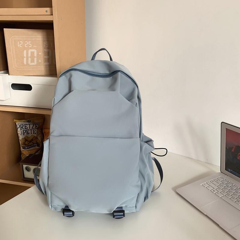 Школьный рюкзак для младших школьников, женский однотонный рюкзак, студенческий рюкзак в студенческом стиле