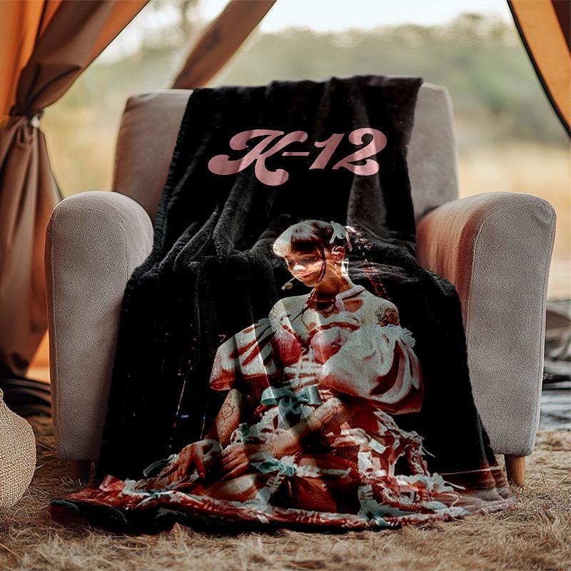 Melanie Martinez Flannel Blanket Soft Warm All-Season Throw, Design for Camping, Car Travel, Hiking Sofa, Bed, Office Perfect Gift for Parties