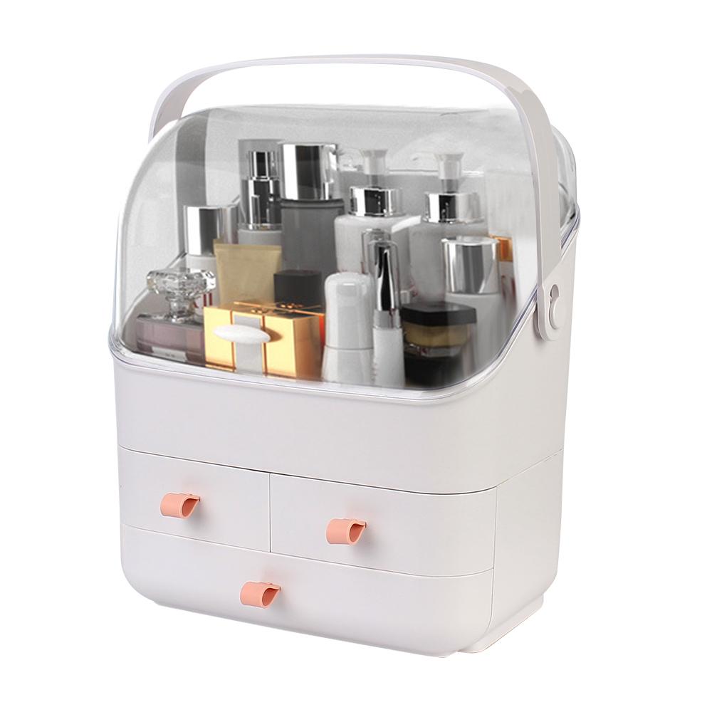 Водонепроницаемый и Пыленепроницаемый Прозрачный Контейнер для Домашнего Хранения, Футляр для Ювелирных Изделий для Ухода за Кожей, Пластиковый Бокс для Хранения Косметики, Органайзер для Макияжа