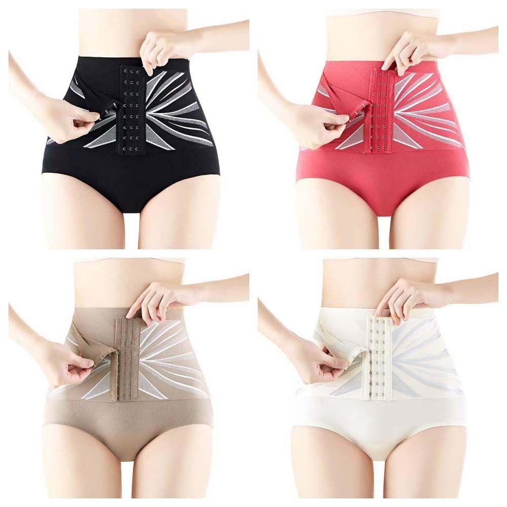 Утягивающие трусы для талии и ягодиц с застежкой, бесшовные трусики, женские, для платья, штаны для йоги