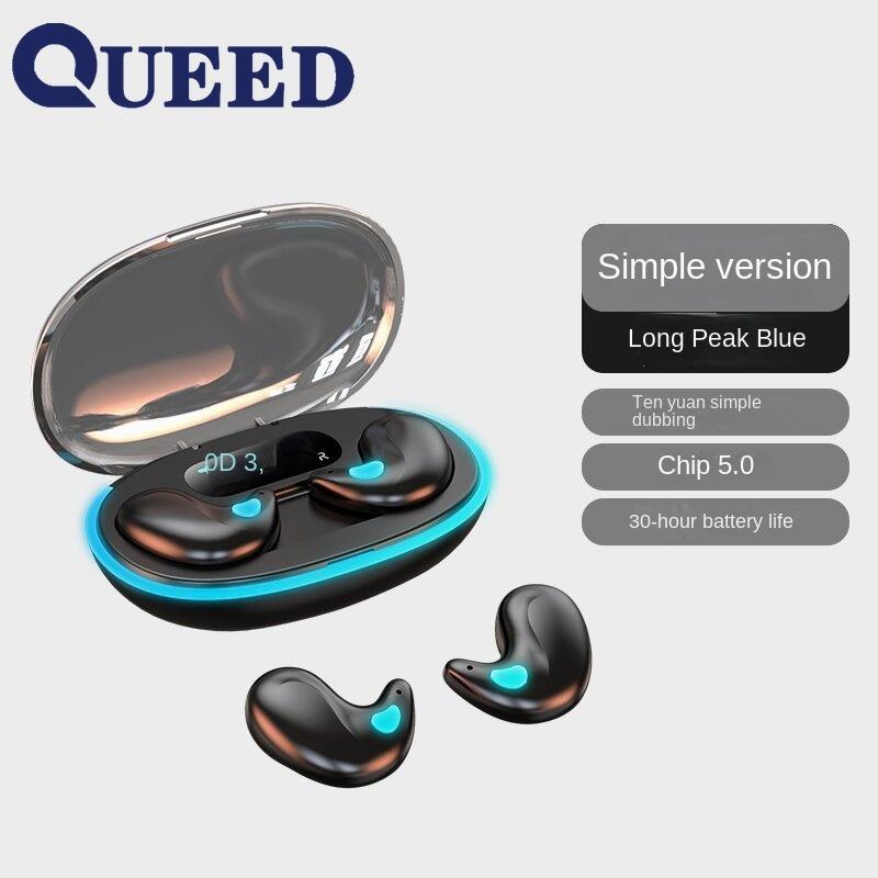 Новая невидимая мини-беспроводная Bluetooth-гарнитура для сна, спящая на стороне