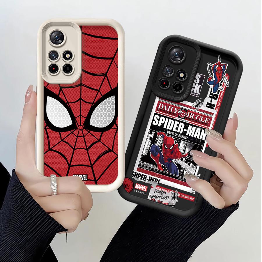 Мягкий чехол Marvel Человек-Паук для Redmi Note 11s 12s 13 14 Pro Plus 10 11 12 Pro
