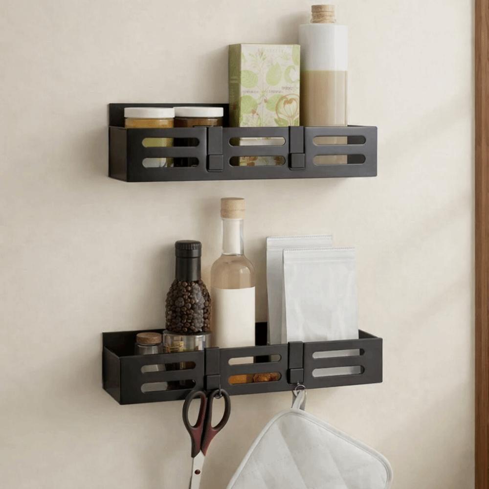 1/2PCS Iron Refrigerator Magnetic Shelf Large Capacity Refrigerator Rack Kitchen