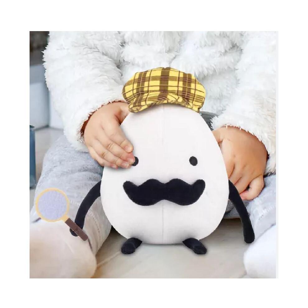 Secret Staycation Detective Egg Peluche Toy Doll Cartoon Comfortable Soft Cute