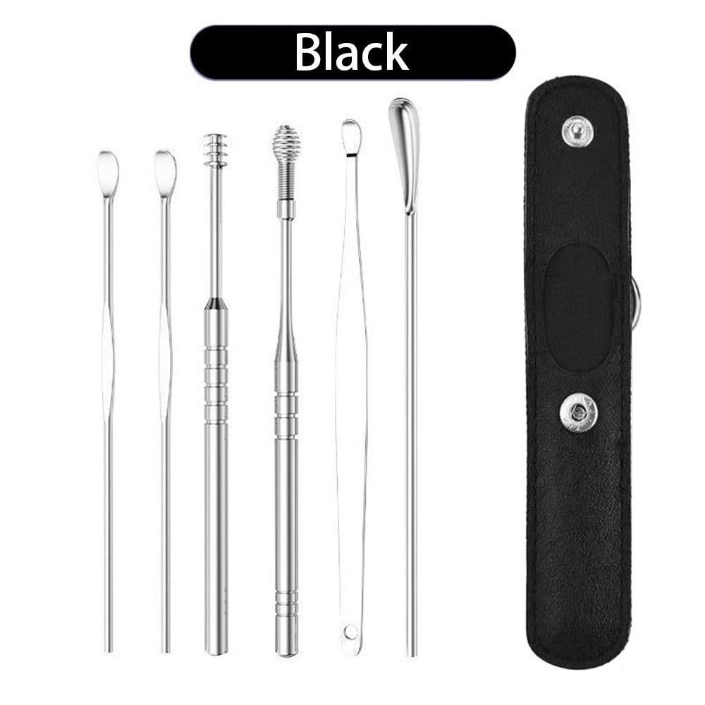 Stainless Steel Ear Wax Remover Ear Cleaner Set Ear Pick Ear Wax Removal Tool
