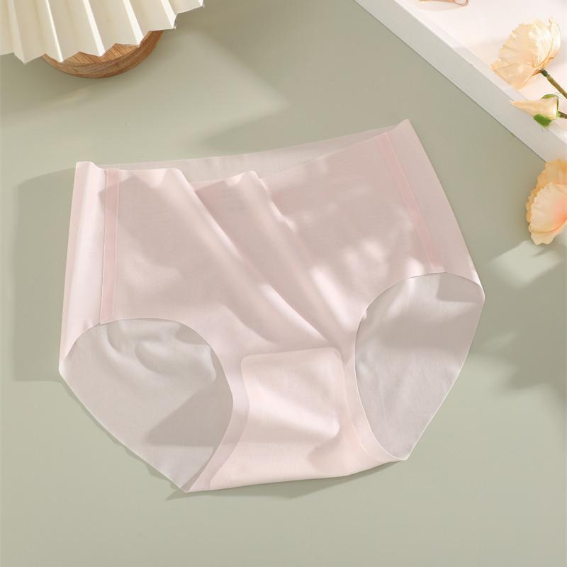 FINETOO Ice Silk Underwear for Women Comfort Seamless Panties Breathable Brief 5A Antibacterial Lingerie