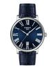 Мужские часы TISSOT Carson с кожаным ремешком и синим циферблатом (T1224101604300) [Официальный импорт]