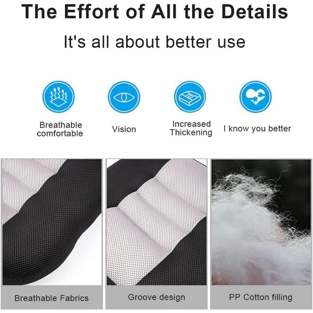 Car Booster Seat Cushion Raise The Height for Short People Driving Hip (Tailbone) and Lower Fatigue Relief Suitable