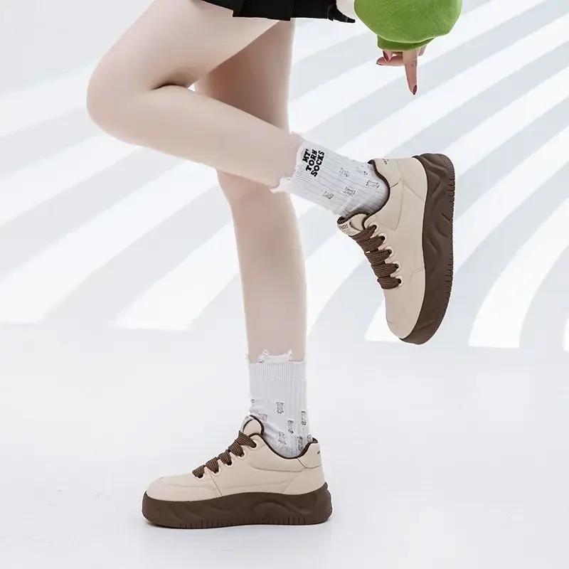 New Arrival 2025 Woman Footwear Korean 39 Vulcanized Shoe Stylish Athletic Shoes for Women Designer Luxury Y2k Fashion Cheap H A