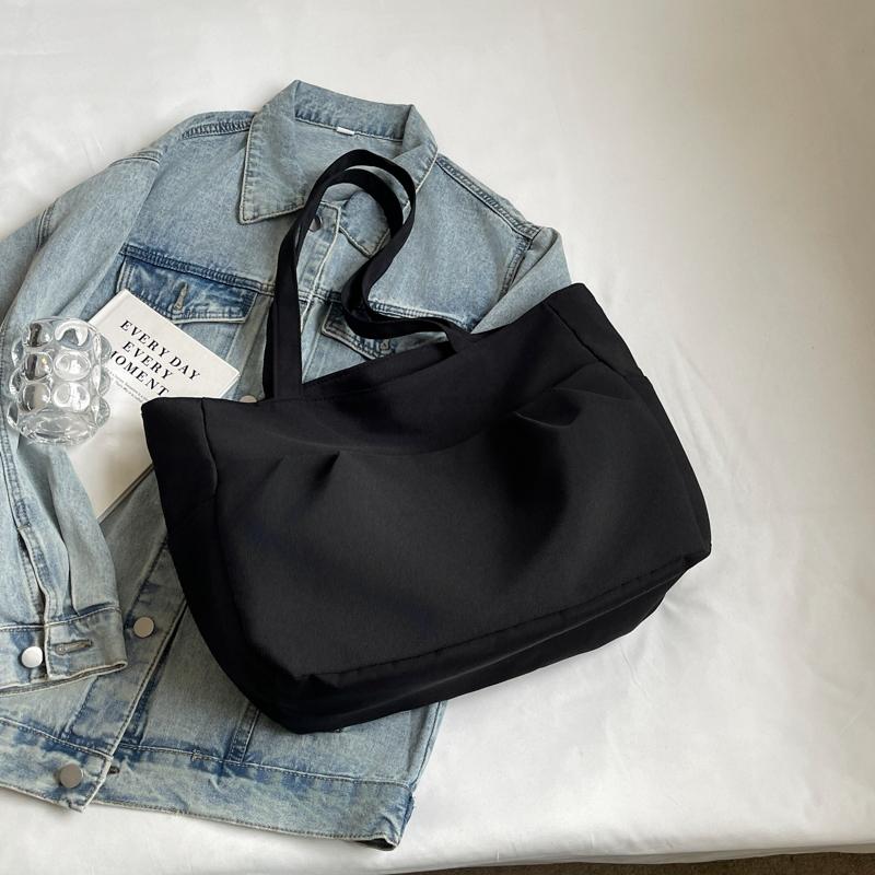 Холщовая сумка женская сумка через плечо большая вместительная сумка для поездок на работу однотонная сумка