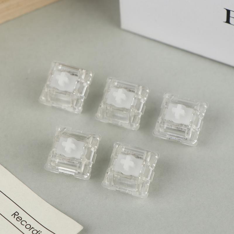 Ur Ice Магнитный Ультра Переключатель Линейный Для Магнитной Механической Клавиатуры 22 мм Пружина 35 гс 700 гс RGB Прозрачный Переключатель Заводская Смазка