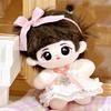 Bow Knot Doll Clothes Outfit Suit Doll Dress Up Set 10cm Cotton Doll Clothes  Children's Gift