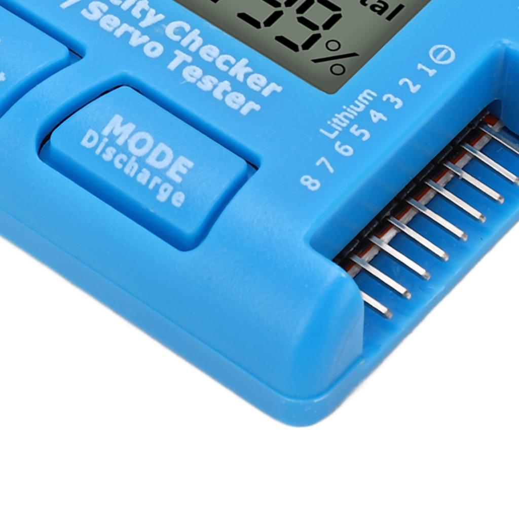 Цифровой индикатор емкости батареи Тестер Детектор Балансировщик разрядник сервопривода для