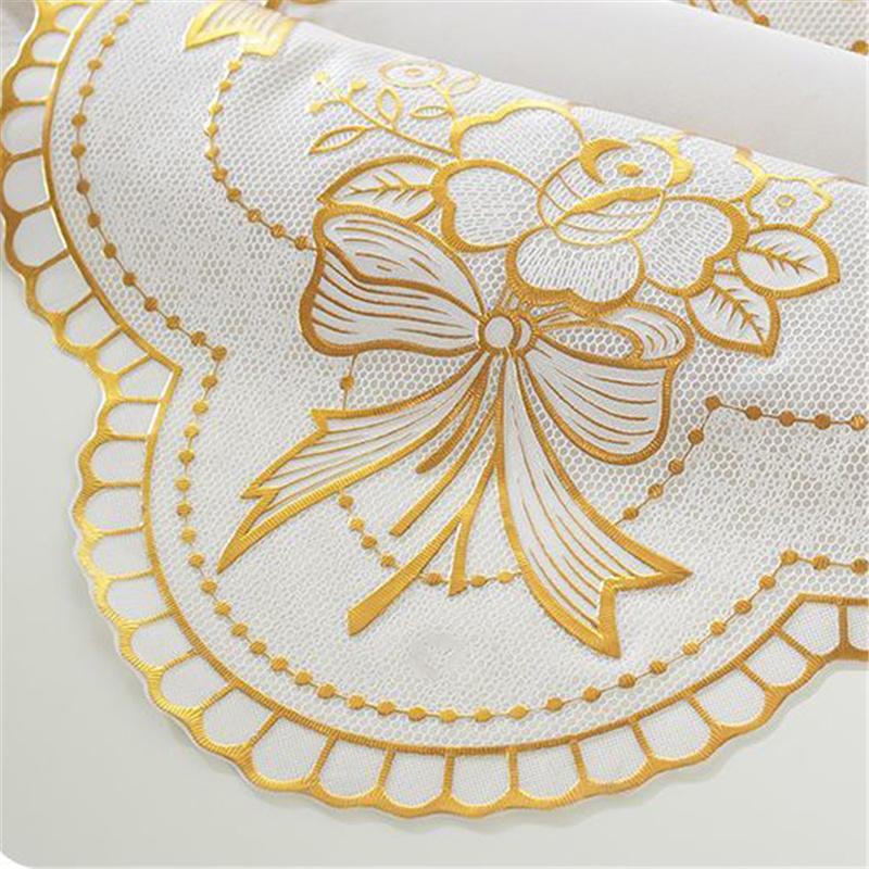 Водонепроницаемая Маслостойкая Термостойкая Не требующая стирки Скатерть из золотой фольги Прямоугольная Накидка на обеденный стол для декора кухни, гостиной