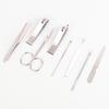 8Pcs Nail Clipper Set Professional Stainless Steel Manicure Pedicure Kit with Case Nail