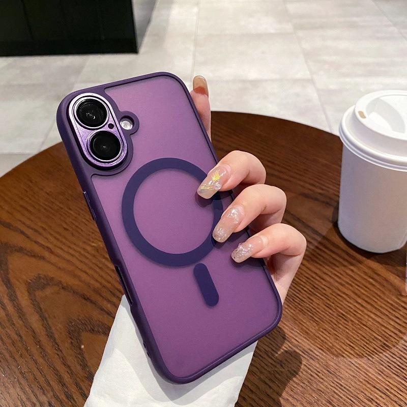 Yadun magnetic mobile phone case for Apple 16PROMAX new 15 protective cover 11 lens film 12/13/14