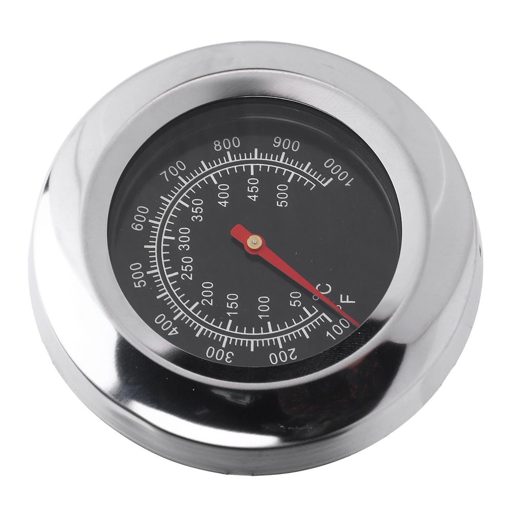 Термометр для барбекю из нержавеющей стали с циферблатом 76 мм, резьбой M10 и барашковой гайкой, духовка