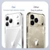 Роскошный прозрачный чехол для телефона iPhone 17 Pro Max Air, мягкий ТПУ, силиконовая задняя крышка, прозрачный чехол