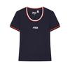 New FILA T Shirts Women's Secret Mirror Blue F11W439106FDB
