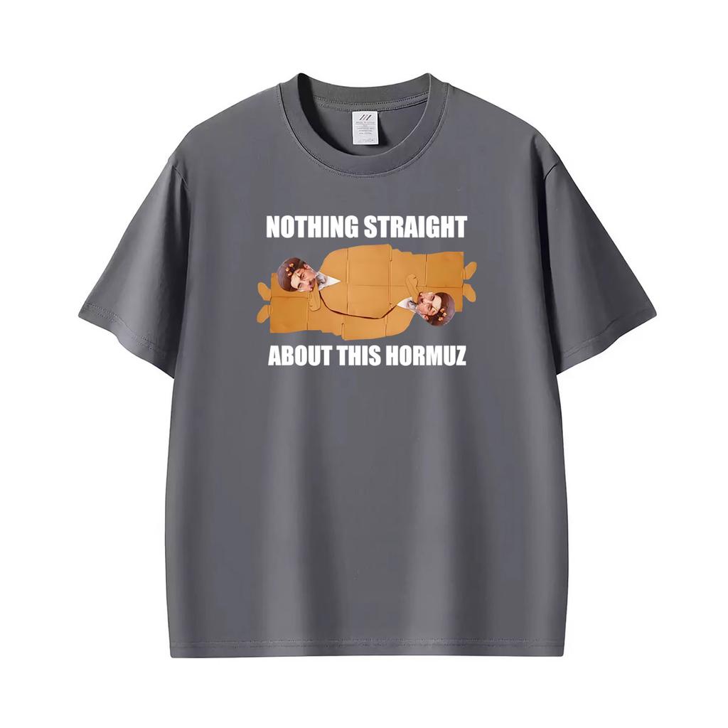 Mojtaba Khaunisexei Nothing Straight About This Hormuz 69 T Shirts Unisex Unisex Fashion Classic Tshirt Oversized Short Sleeve T Shirt