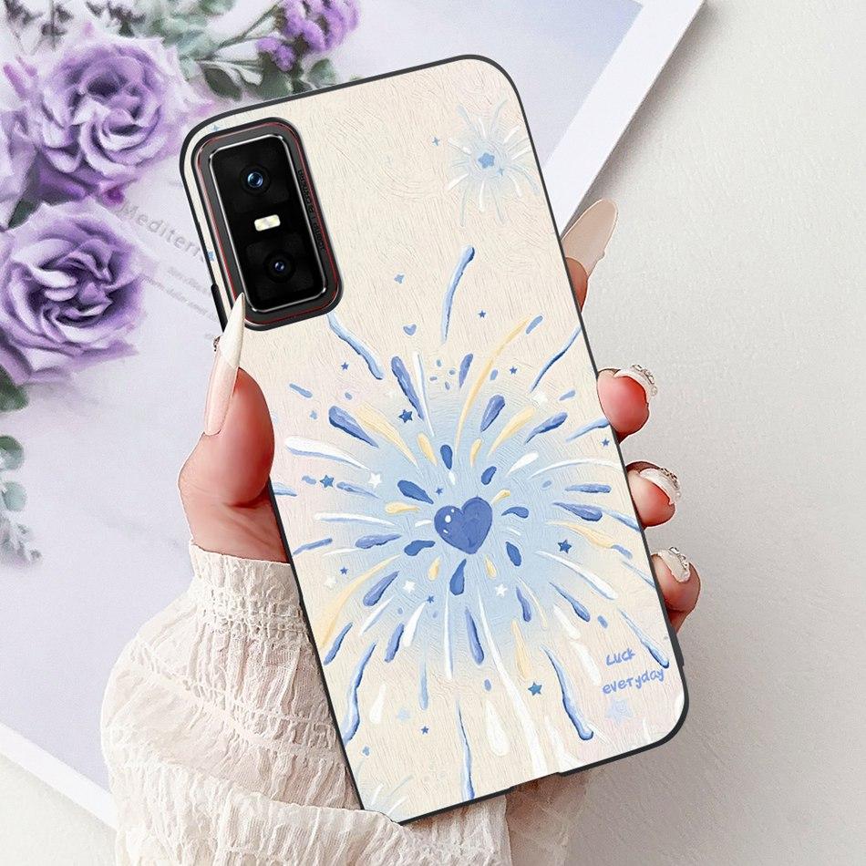 Для Infinix GT 30 Pro X6873 2025 Элегантный Цветочный Бабочка Чехол для Телефона Для Infinix GT30 Pro 5G Мягкий Силиконовый ТПУ Чехлы