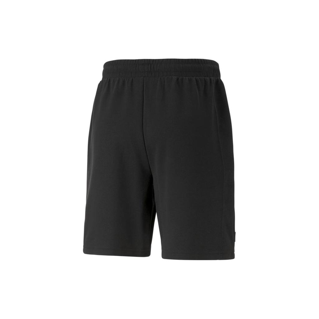 Puma Однотонные прямые повседневные шорты со средней посадкой, мужские шорты черного цвета 538474-01