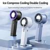 Новый портативный мини-вентилятор, портативный полупроводниковый вентилятор с ледяным охлаждением, мини-портативный ручной охлаждающий вентилятор для дома, офиса, путешествий