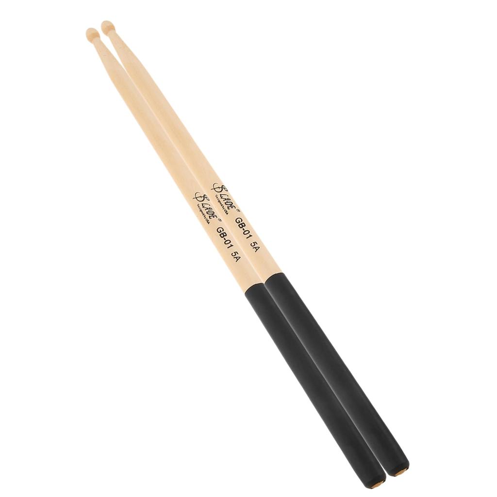 DRELD 5A Maple Drumsticks, Black, Pair