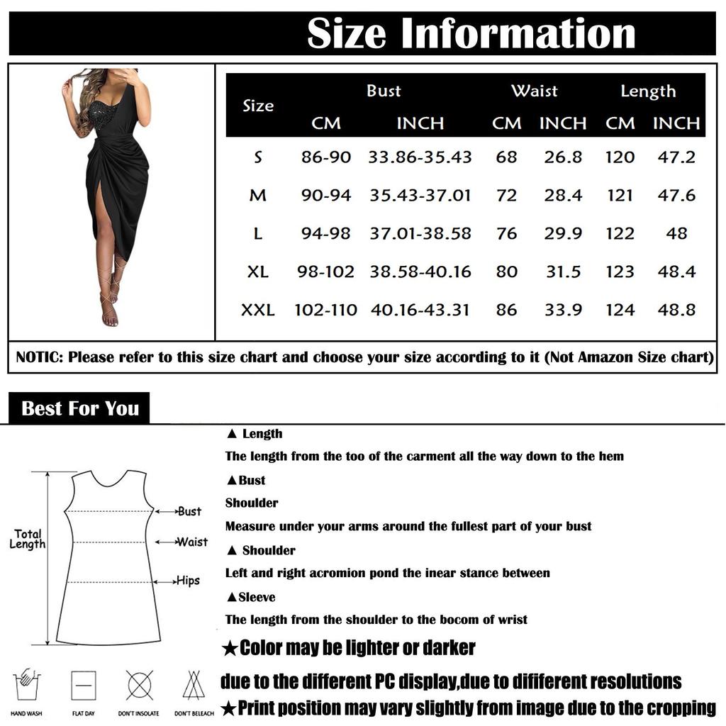 Женское сплошное цветное сексуальное вечернее платье макси с разрезом и пайетками на одно плечо