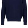 Polo Ralph Lauren SS22 Однотонный свитер с воротником на молнии с длинным рукавом Мужской свитер Синий 781862821-001