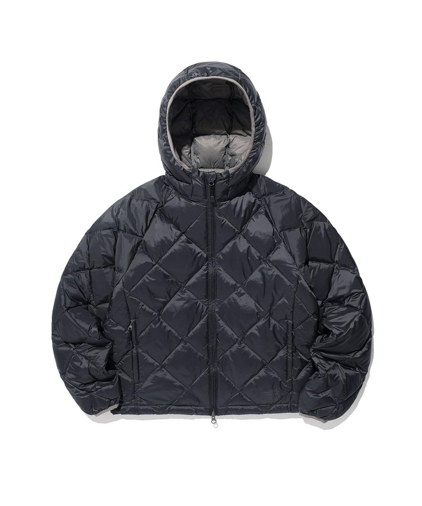 NICEGHOSTCLUB Hooded Light Down Jacket_Charcoal(Ng2Gwub900A)