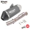 Motorcycle Exhaust Muffler Mid Link Pipe Espace Moto modify Slip On For KTM 790 890 ADV DUKE 790 890 Adventure R 2019 - 2025