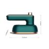 Portable Handheld Steam Iron Mini Travel Iron Fabric Garment Iron Hanging Ironing Wrinkles Removing Lightweight Steamer for Home Office Travel