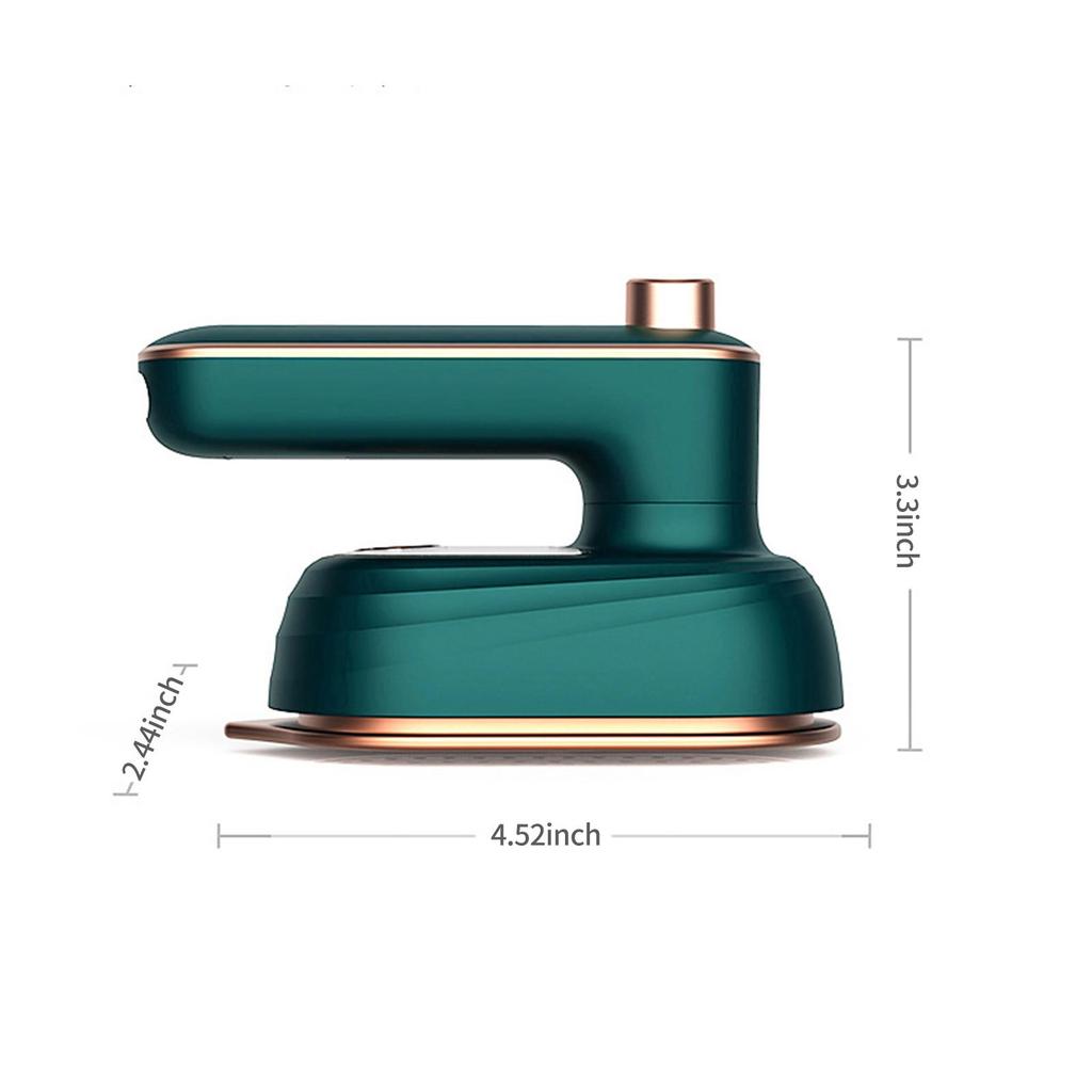 Portable Handheld Steam Iron Mini Travel Iron Fabric Garment Iron Hanging Ironing Wrinkles Removing Lightweight Steamer for Home Office Travel