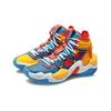 Баскетбольные кроссовки Li Ning Air Strike 6 High-Top Детские кроссовки Синие Желтые YKBR002-3