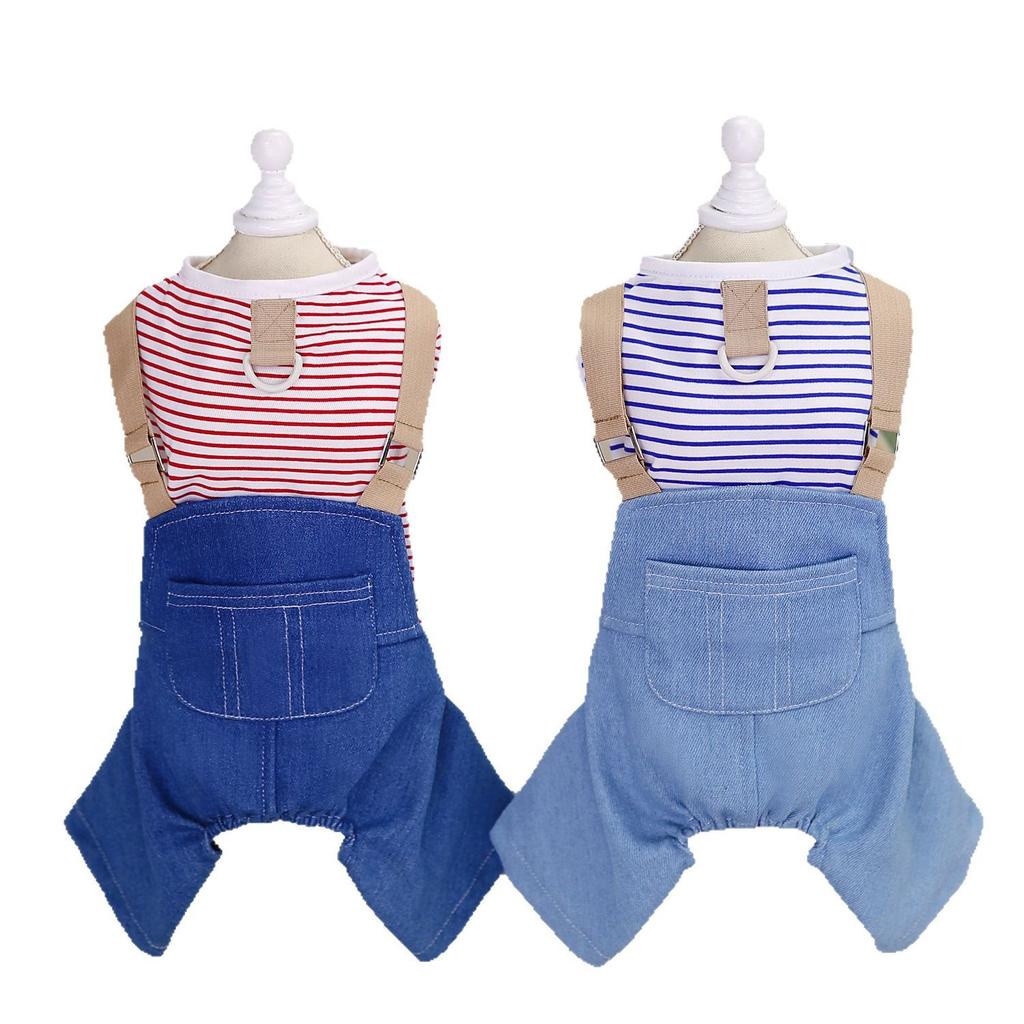 Thin dog clothes casual style one-piece overalls pet surgical clothes cat neutering clothes small dog pet clothes