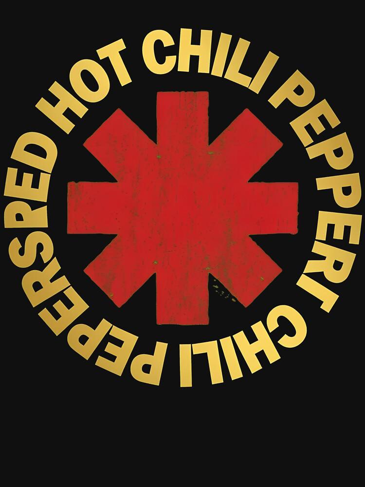 Red Hot Chili Peppers Потертая RHCP Red Hot Chilii Pepperss Классическая футболка