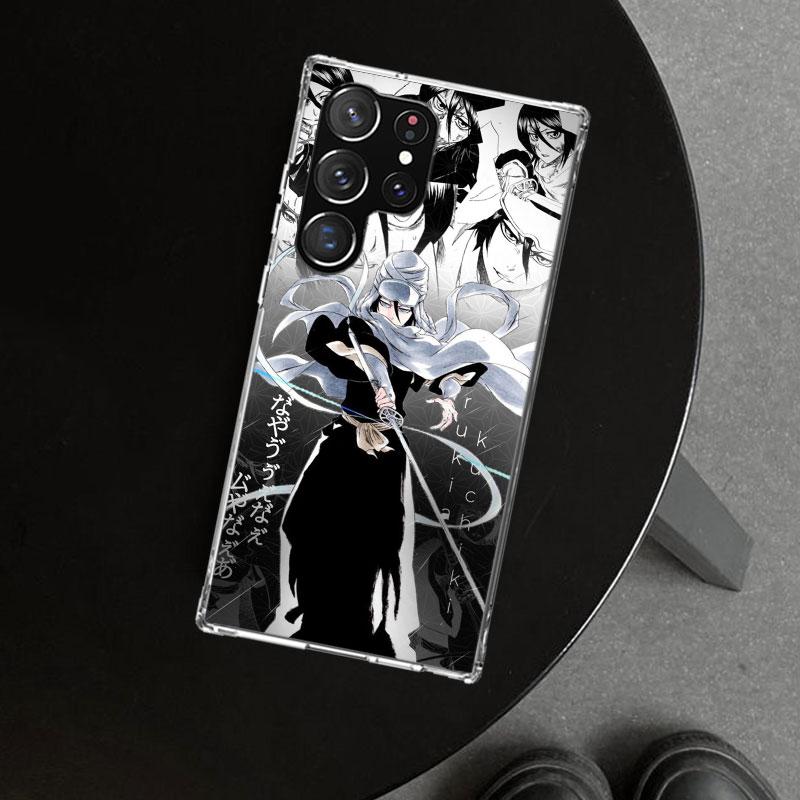 Чехол для телефона Bleach Кучики Рукия для Samsung Galaxy S26 S25 Edge S24 S23 Ultra S22 Plus S21 FE S20 + Художественный персонализированный Fundas